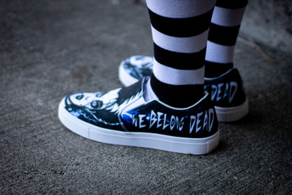 The Bride of Frankenstein Slip-On Shoes