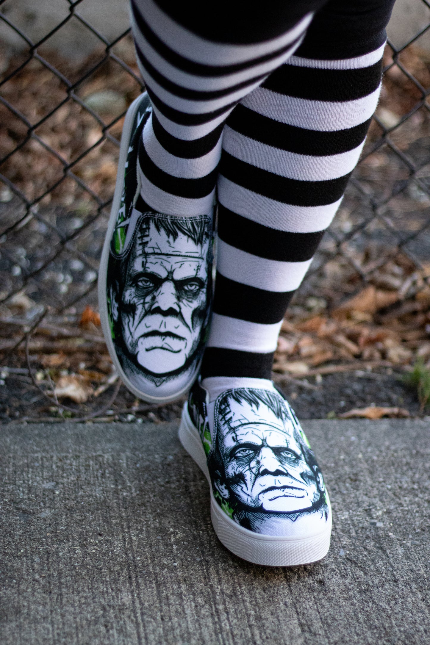 Frankenstein Slip-On Shoes