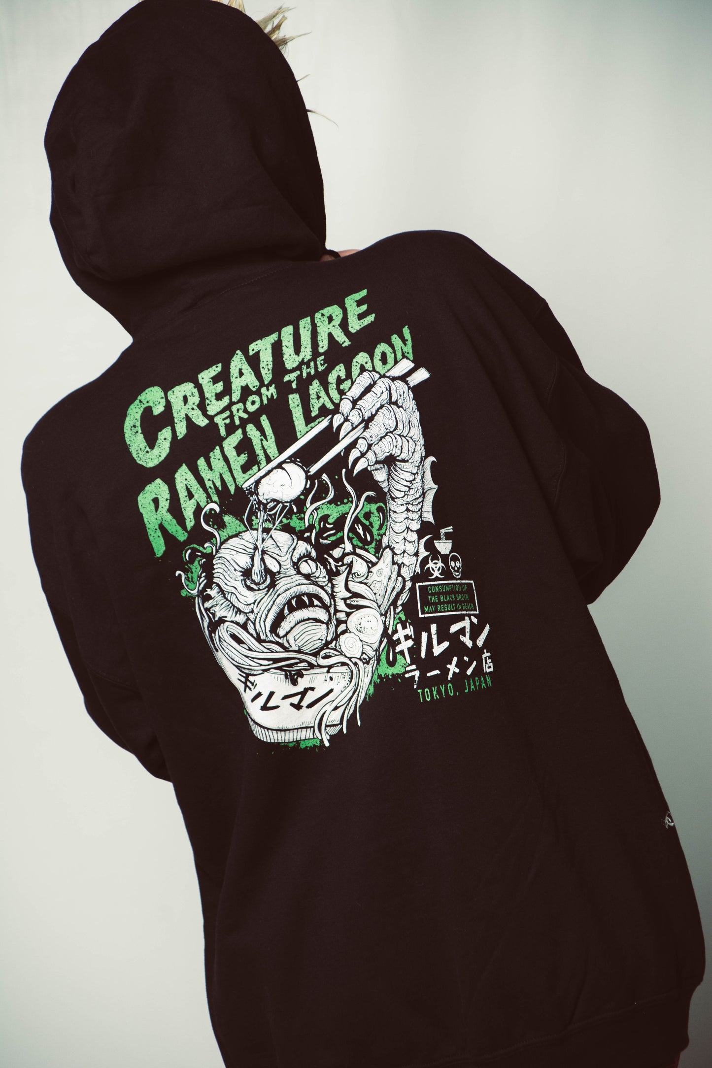 Creature from the Ramen Lagoon Unisex Heavy Blend Zip Hoodie