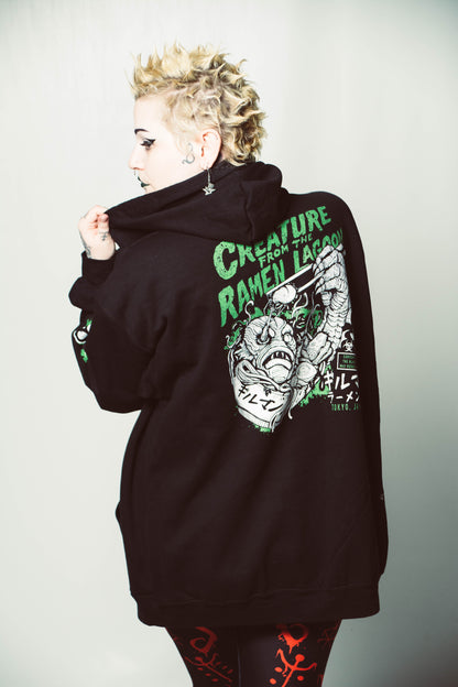 Creature from the Ramen Lagoon Unisex Heavy Blend Zip Hoodie