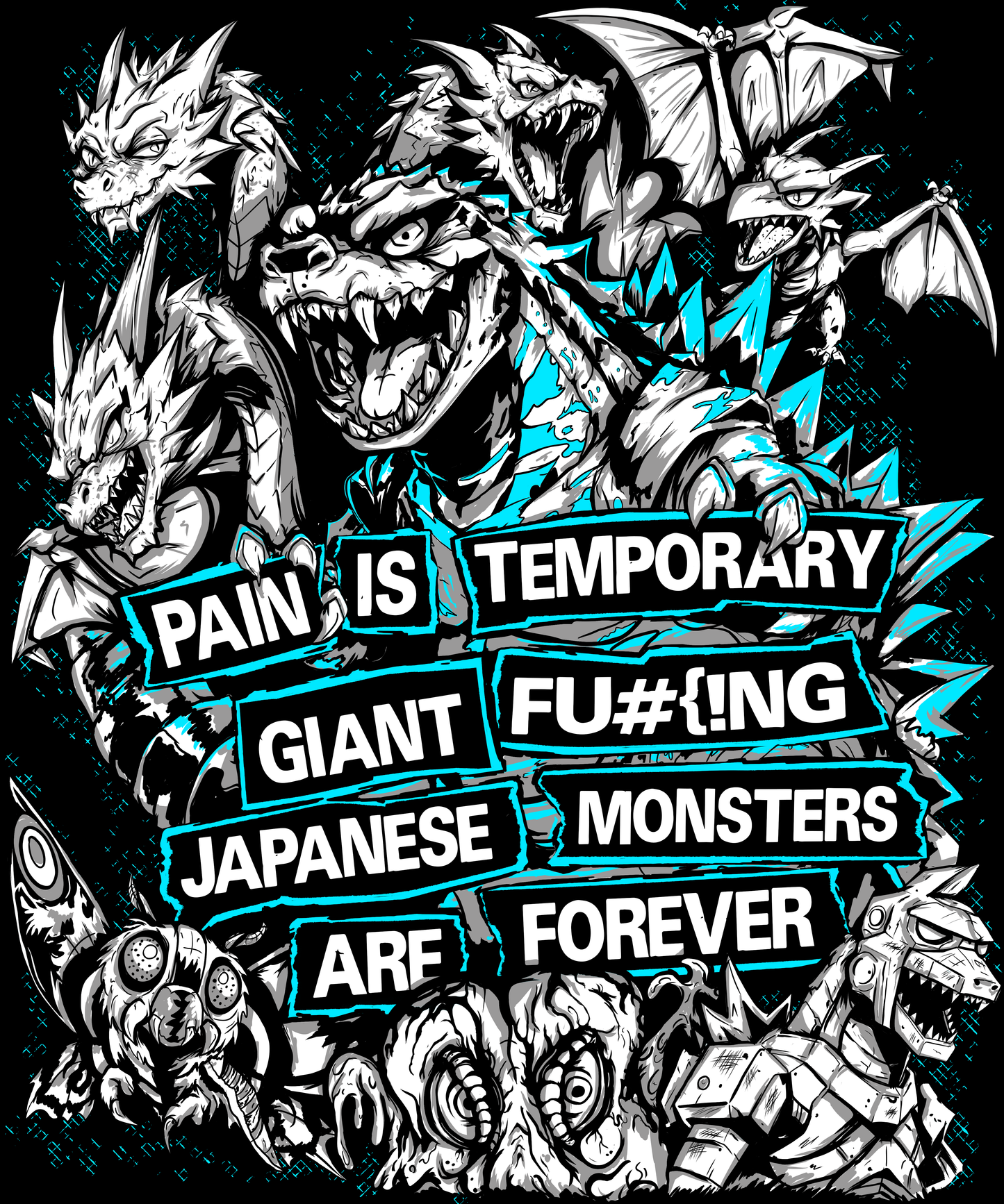 Japanese Monsters are Forever T-Shirt