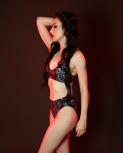 Dracula and Nosferatu High-Waisted Bikini