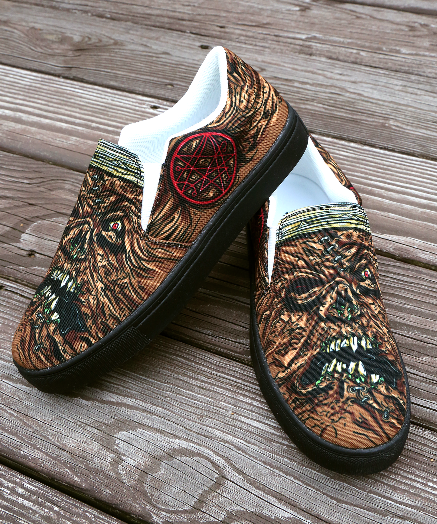 Necronomicon Slip-On Shoes