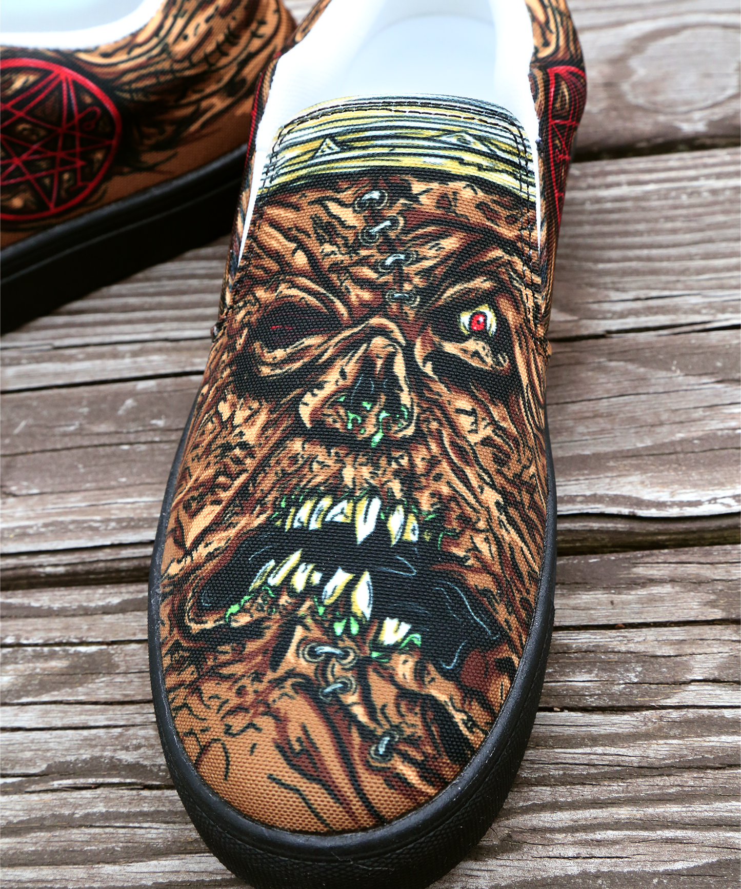 Necronomicon Slip-On Shoes