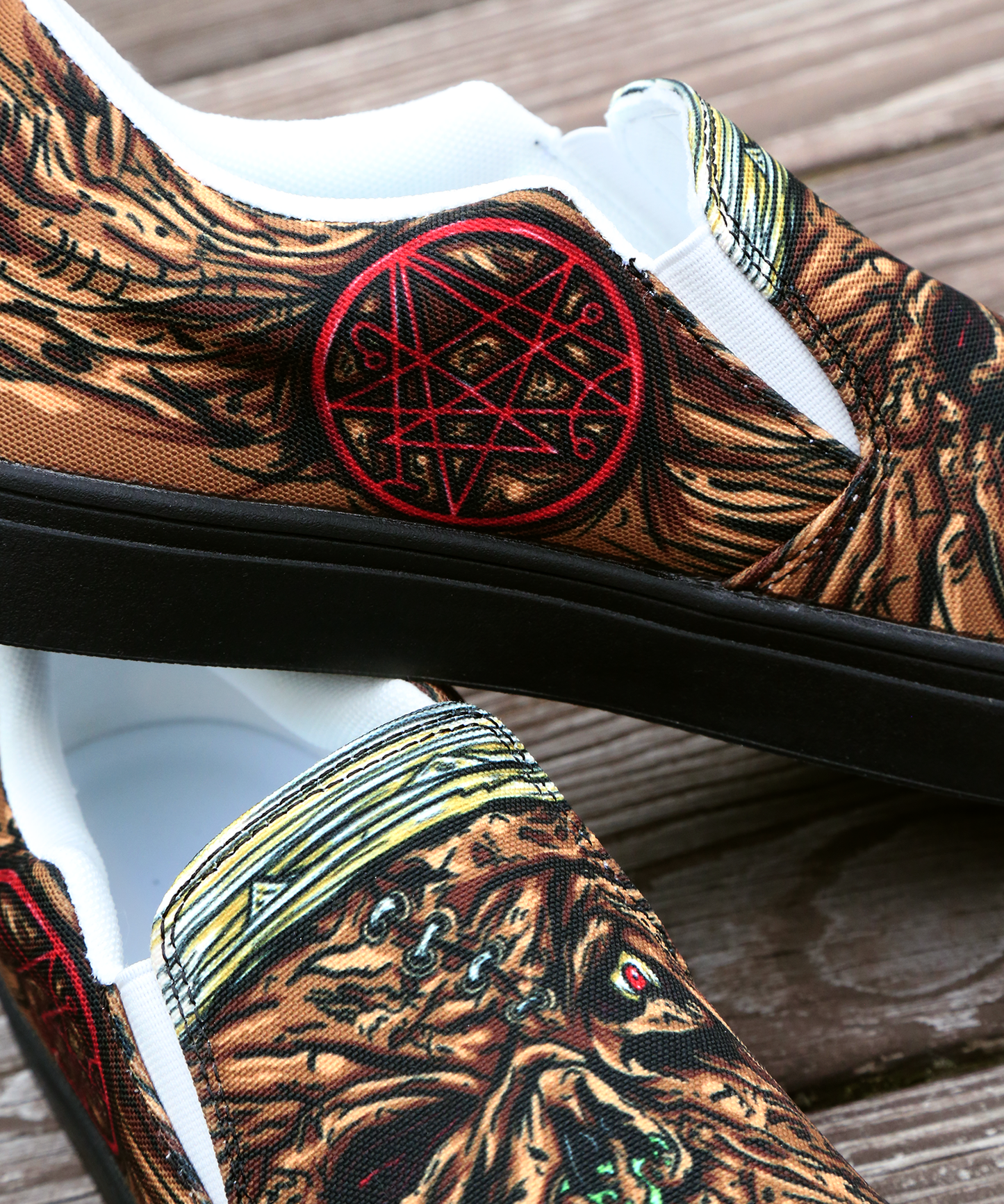 Necronomicon Slip-On Shoes