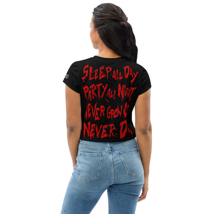 The Lost Boys Double Sided Crop Top