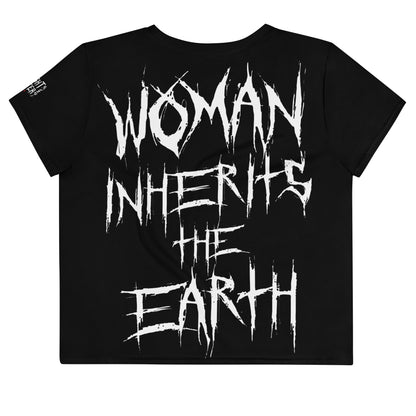 Woman Inherits The Earth, Jurassic Park Double-Sided Crop Top