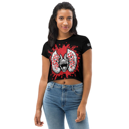 Woman Inherits The Earth, Jurassic Park Double-Sided Crop Top