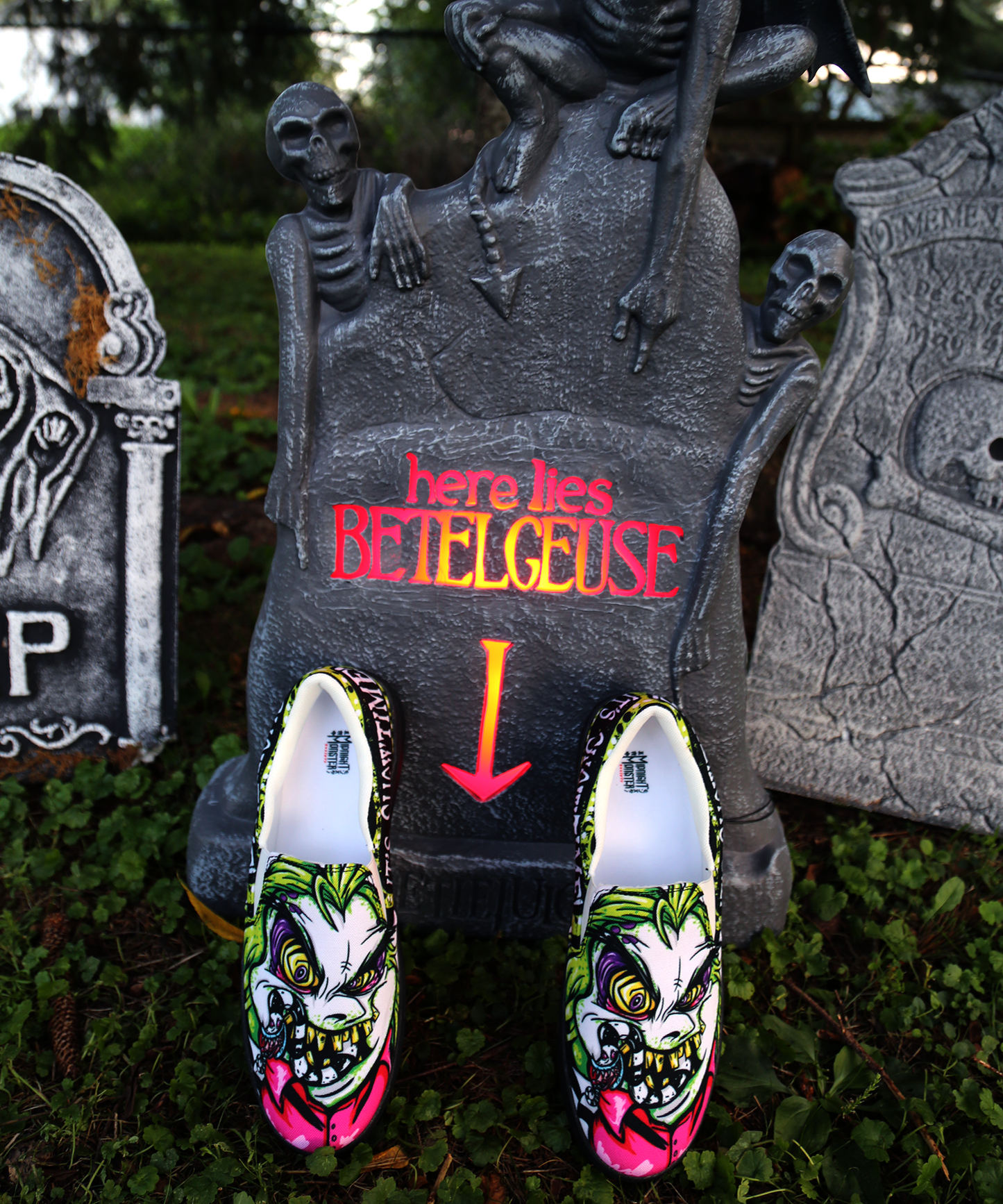 Beetlejuice Slip-On Shoes