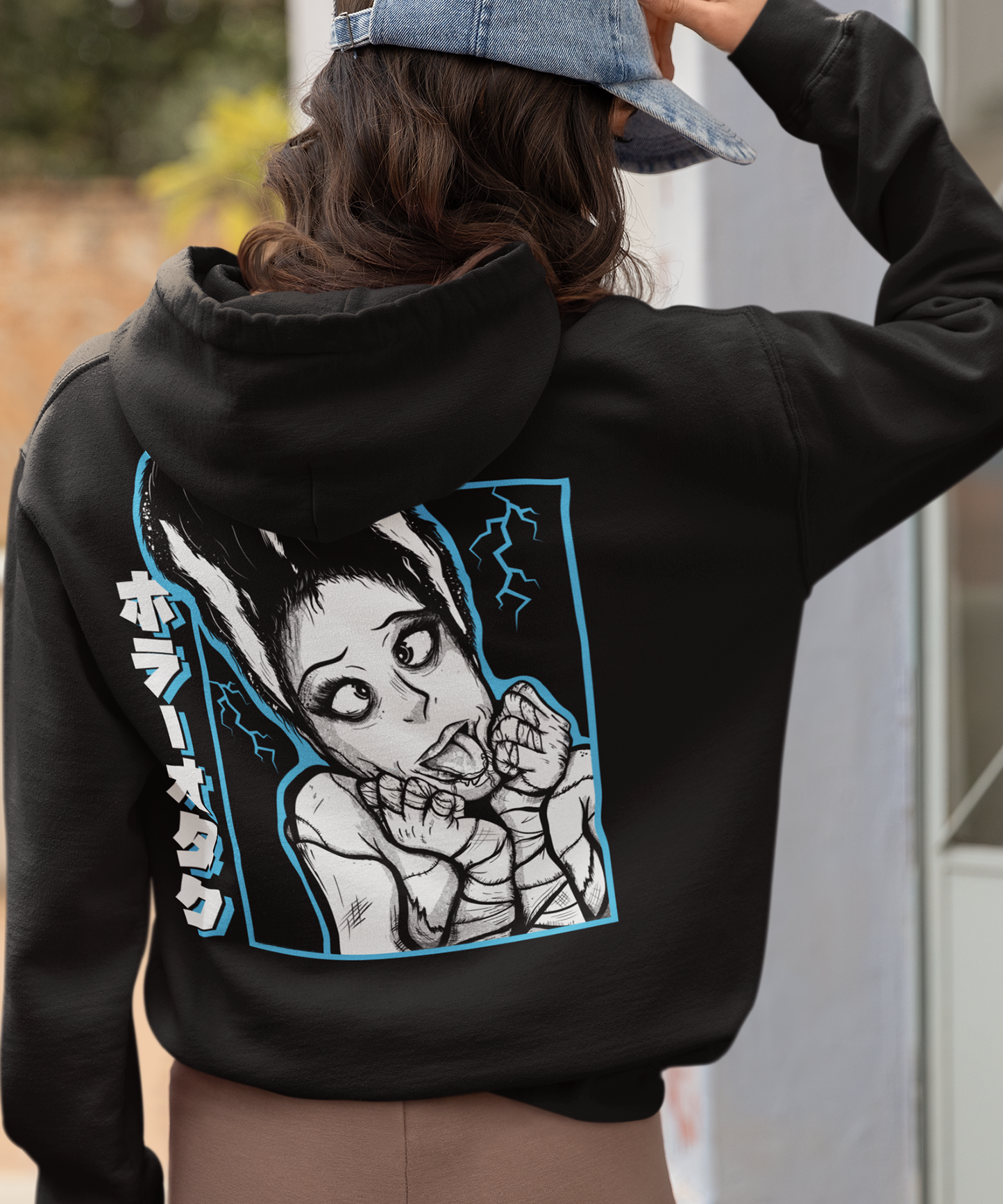 The Bride of Frankenstein Ahegao Hoodie