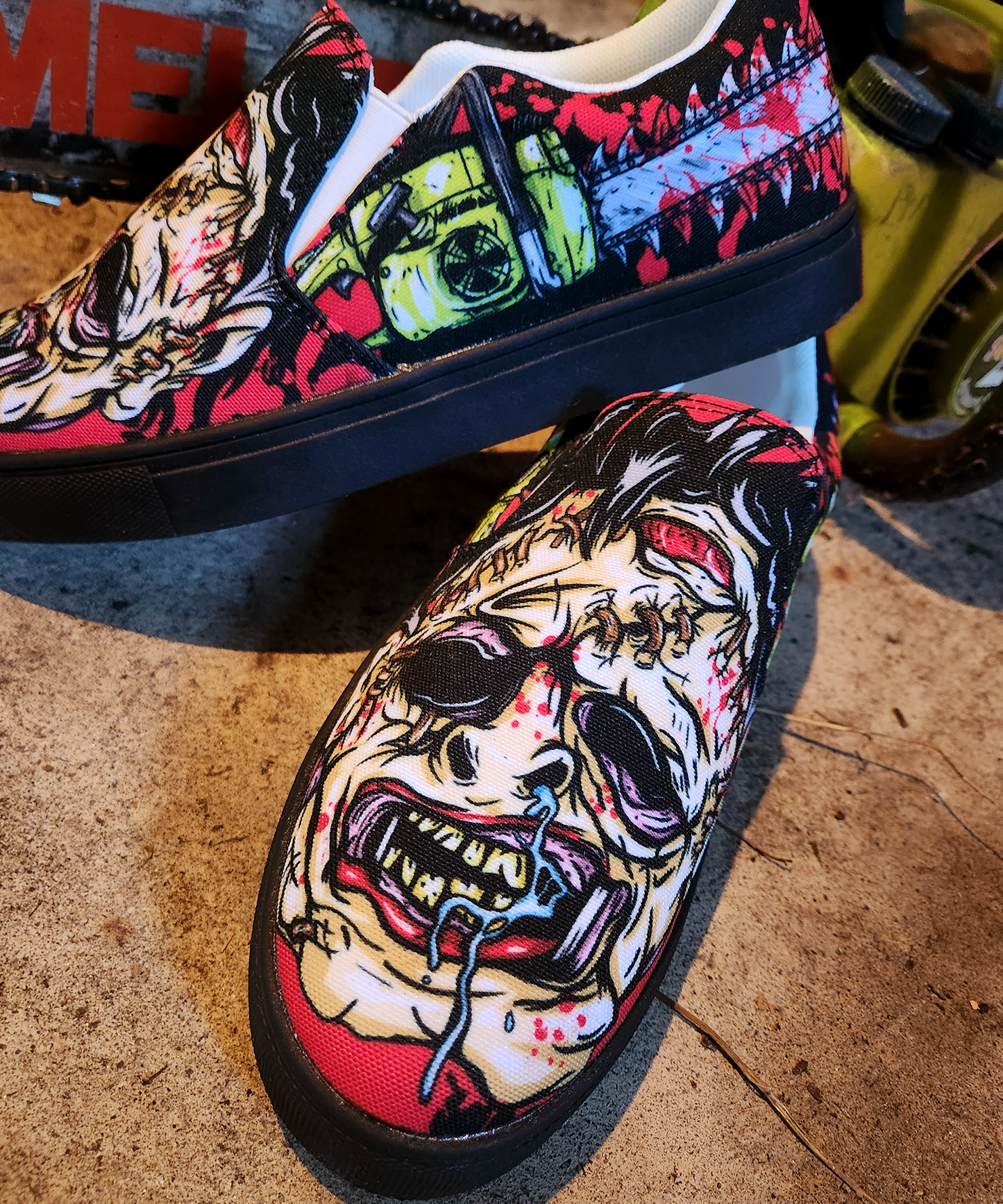 Leatherface Slip-On Shoes