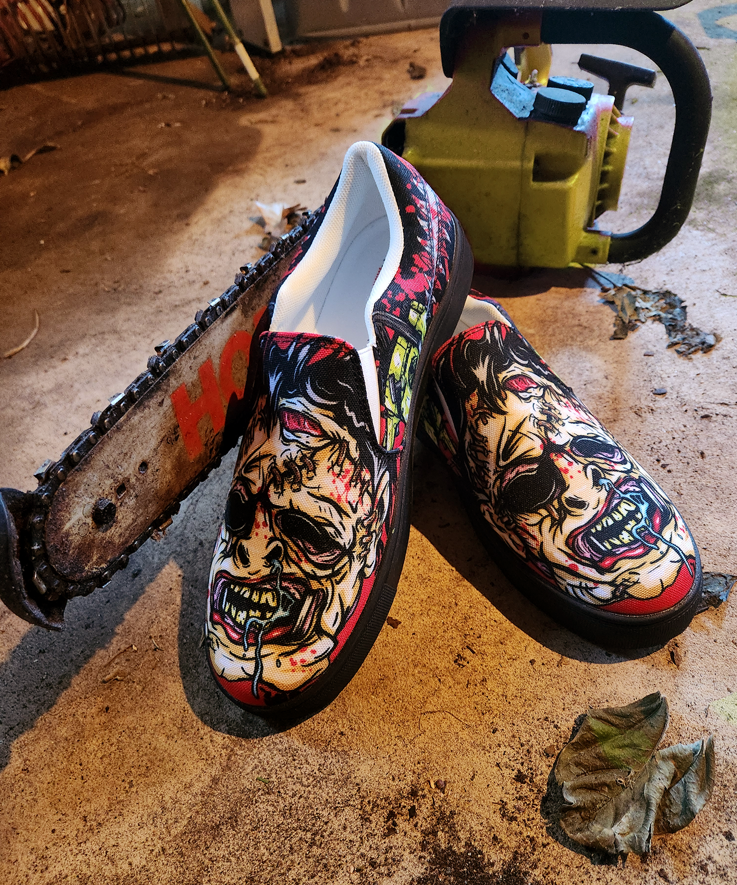 Leatherface Slip-On Shoes