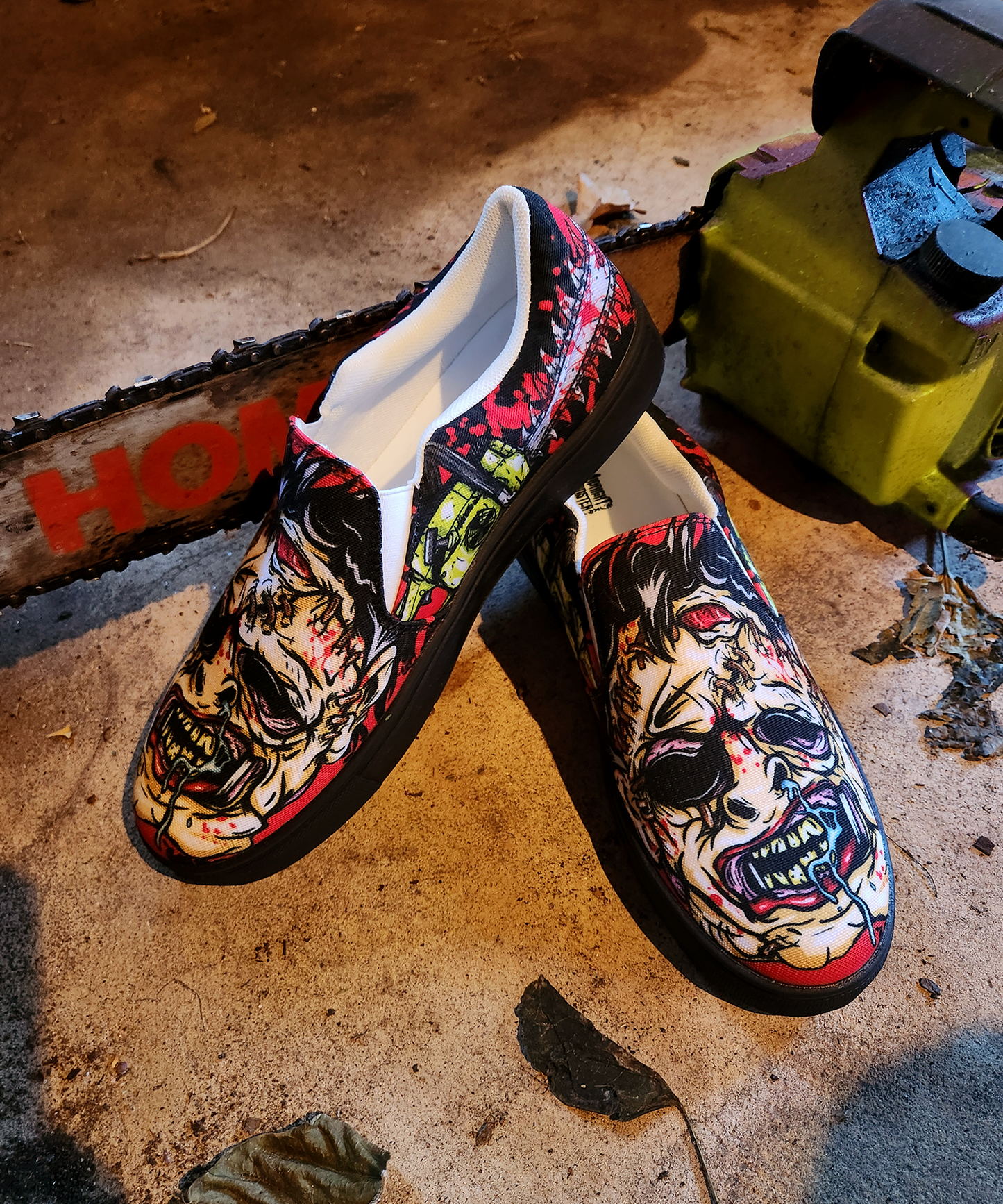 Leatherface Slip-On Shoes