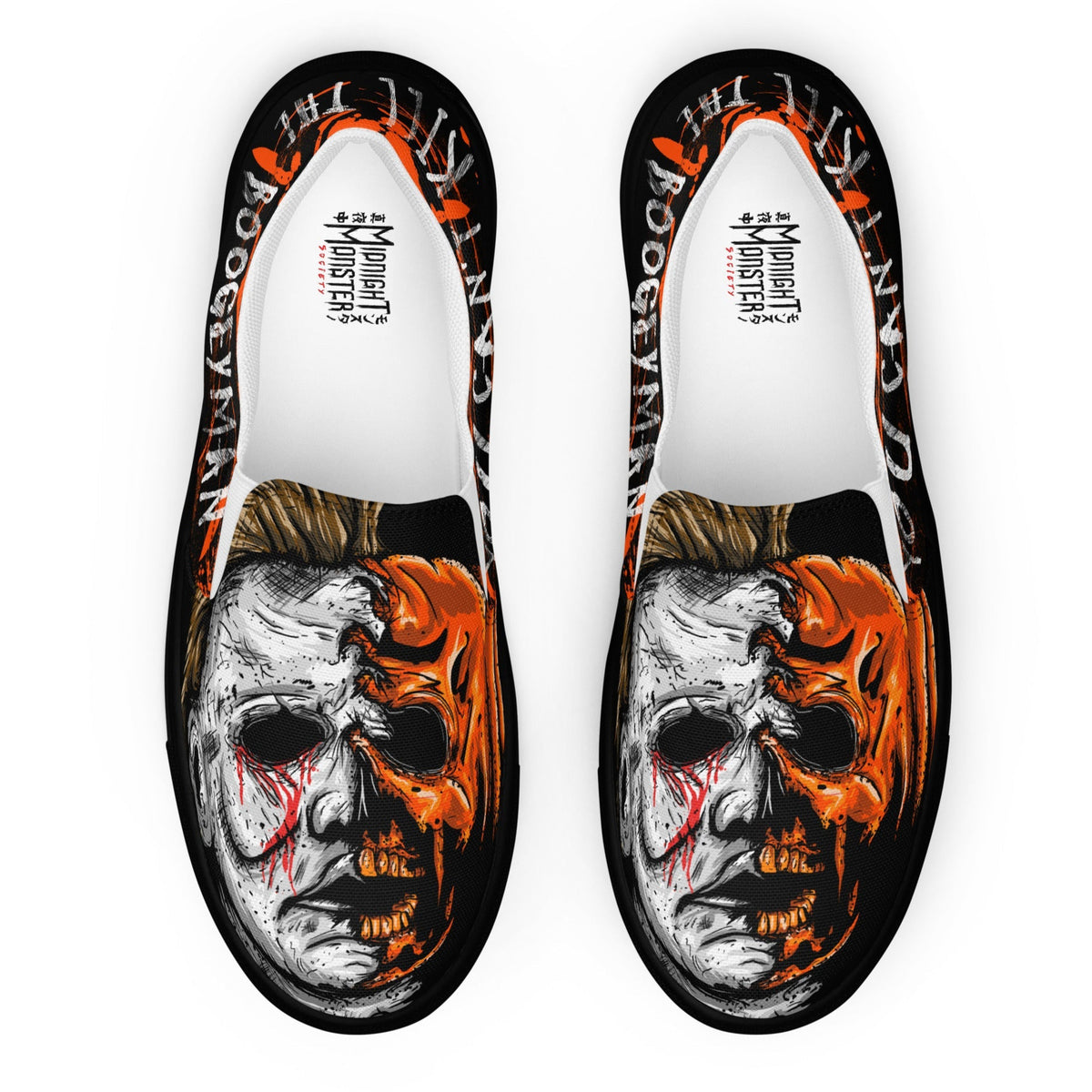 Horror themed slip ons Art Slip-on Shoes - Etsy main image 2