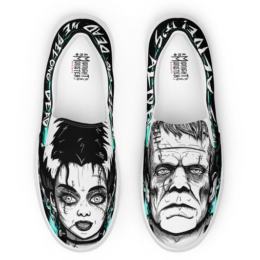 Frankenstein & The Bride Slip-On Shoes