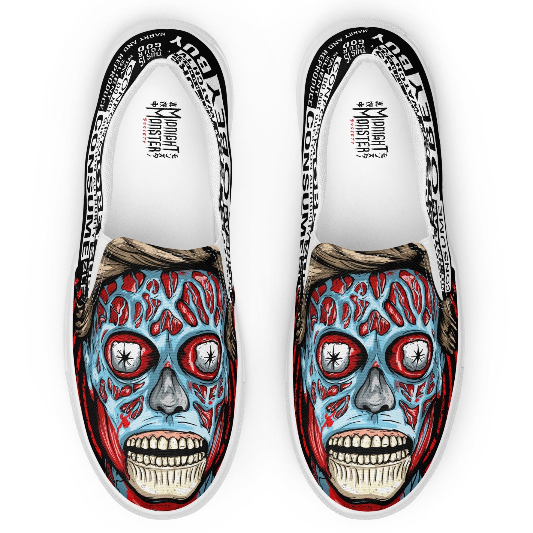 THEY LIVE! Slip-On Shoes – Midnight Monster Society