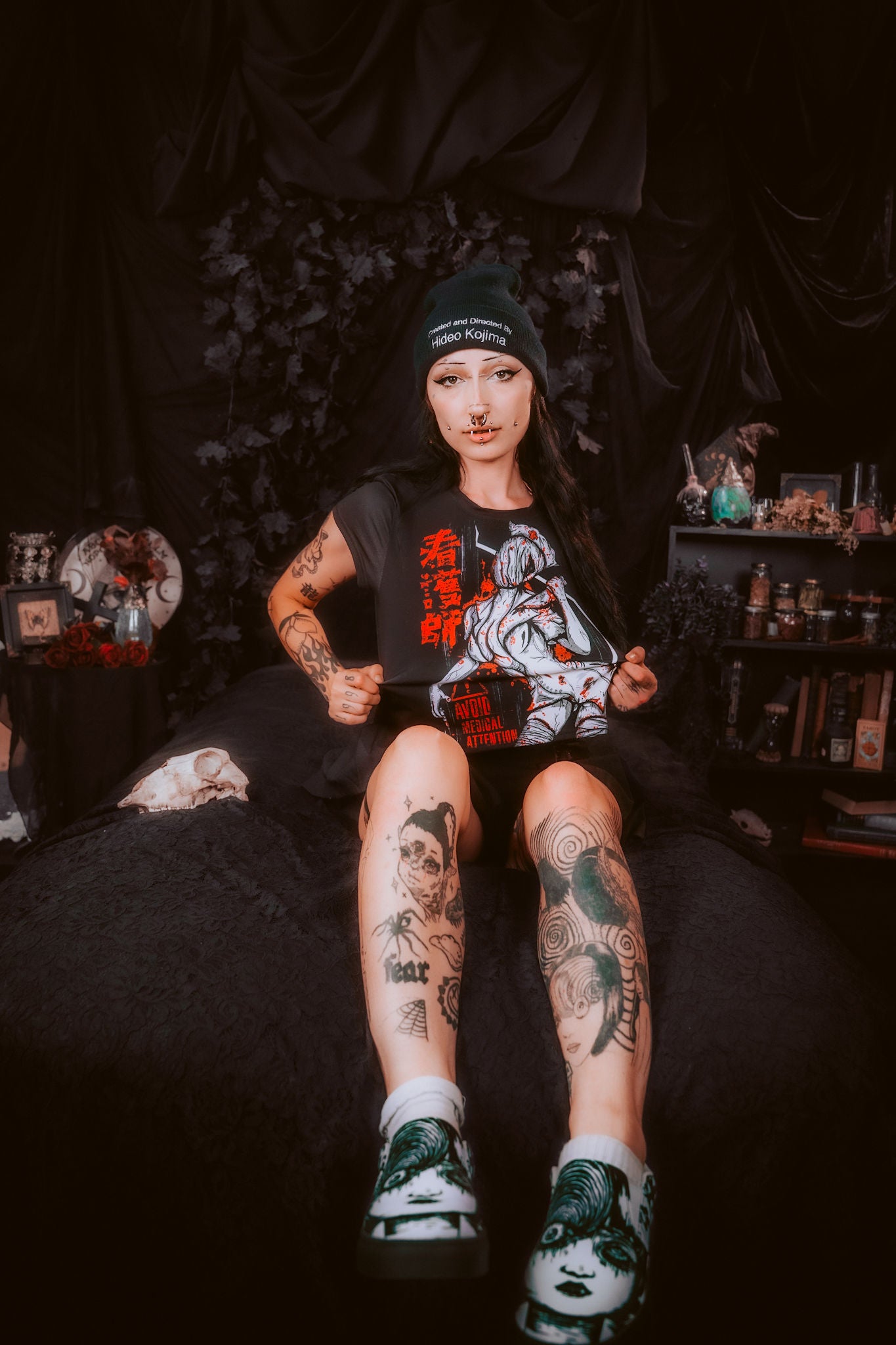 Created and Directed by Hideo Kojima Embroidered Beanie