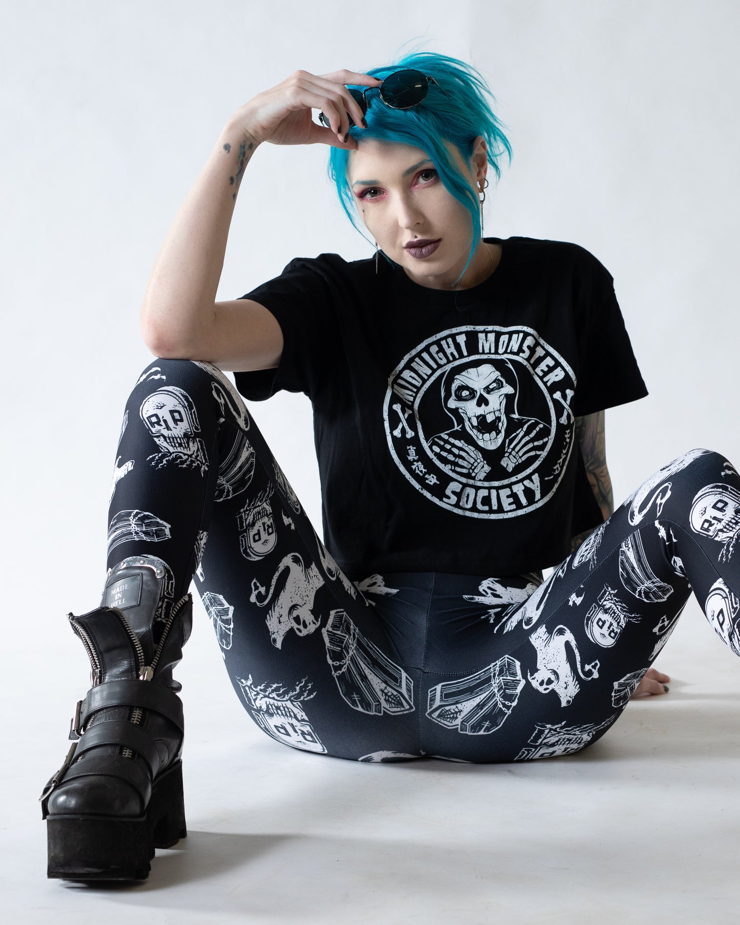 Midnight Monster Society, Skeleton Fiend Crop Top