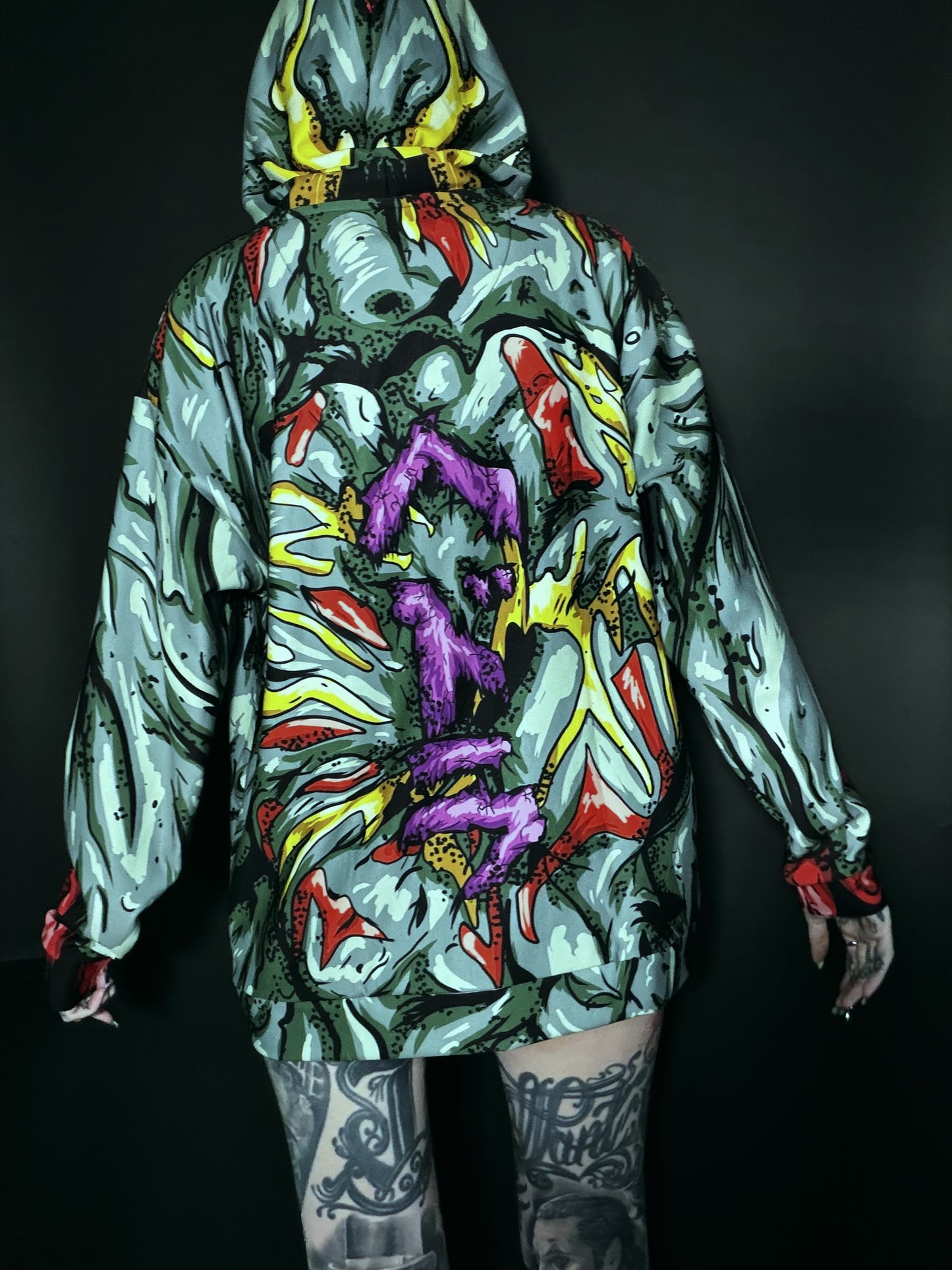 Hedorah Unisex Zip Hoodie