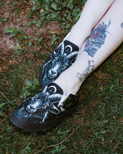 Black Phillip Slip-On Shoes