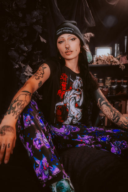 Lavender Town Ghosts unisex wide-leg pants