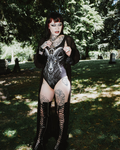 Black Phillip One-Piece Swimsuit