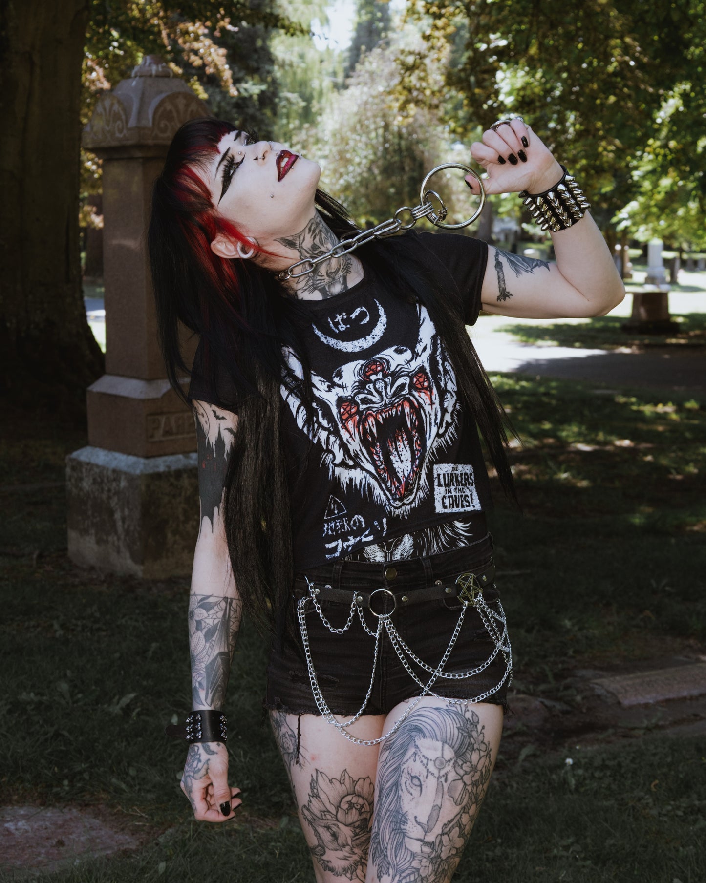 The Lurkers in the Caves Crop Top