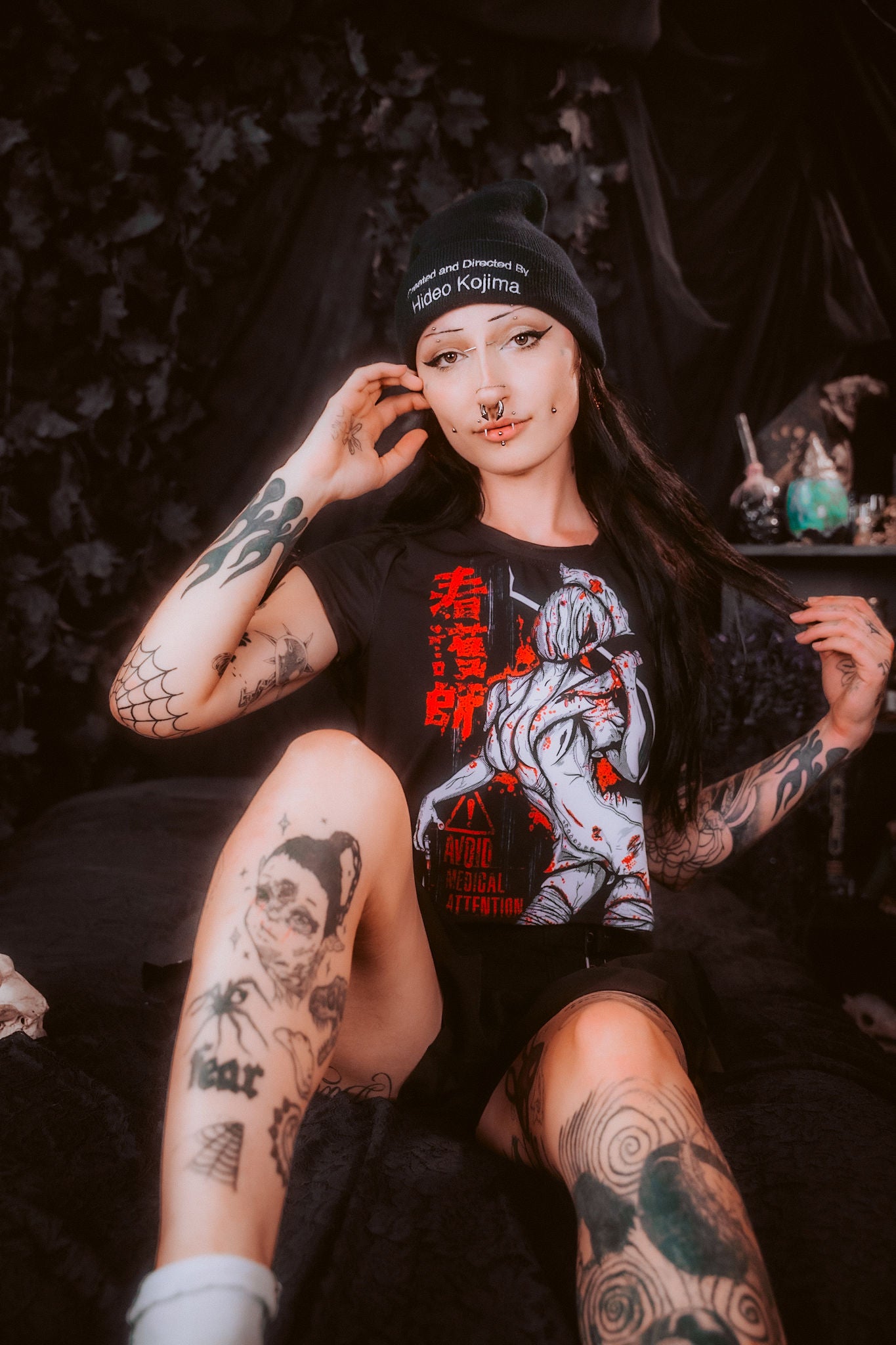 Created and Directed by Hideo Kojima Embroidered Beanie
