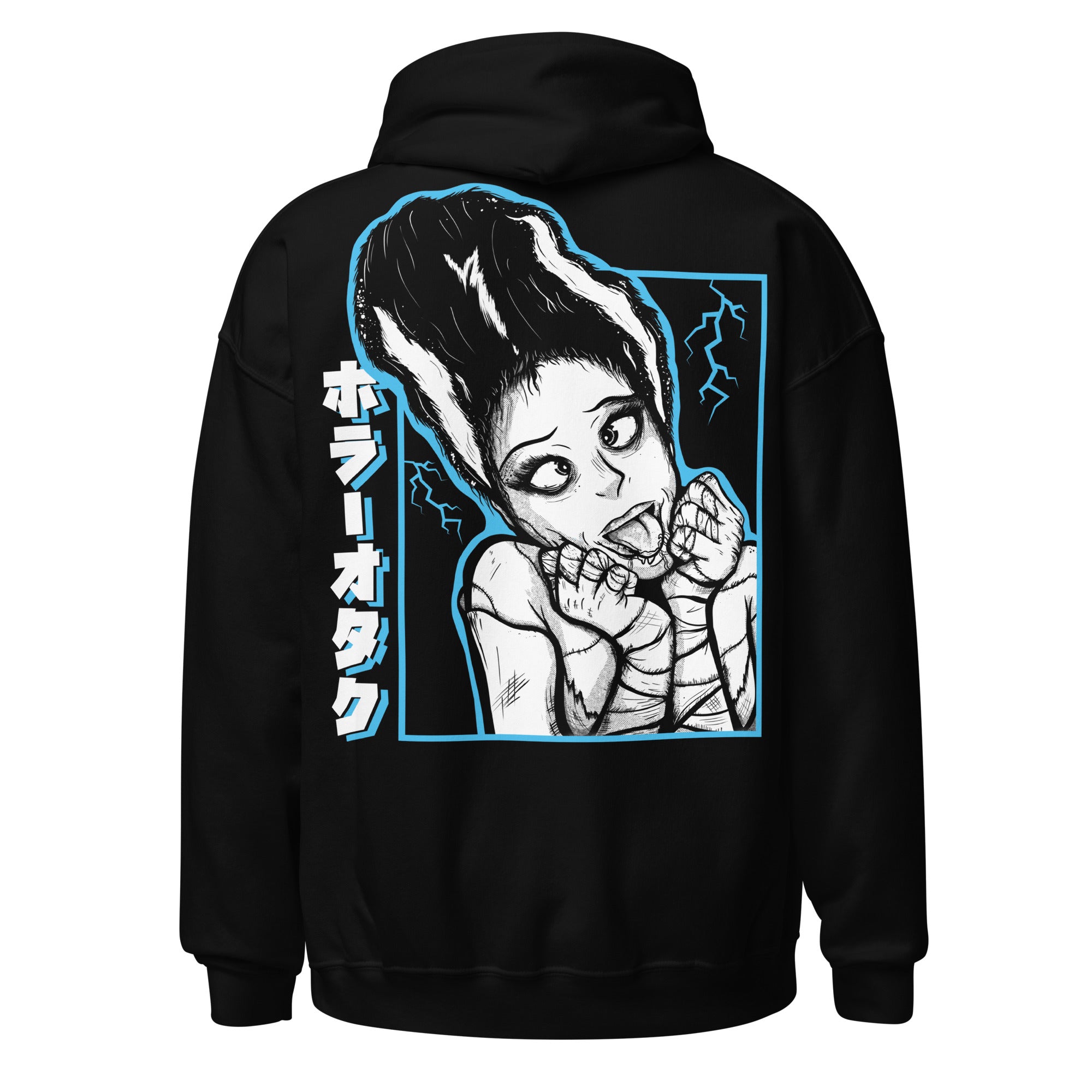 Midnight Monster Society The Bride of Frankenstein Ahegao Hoodie S