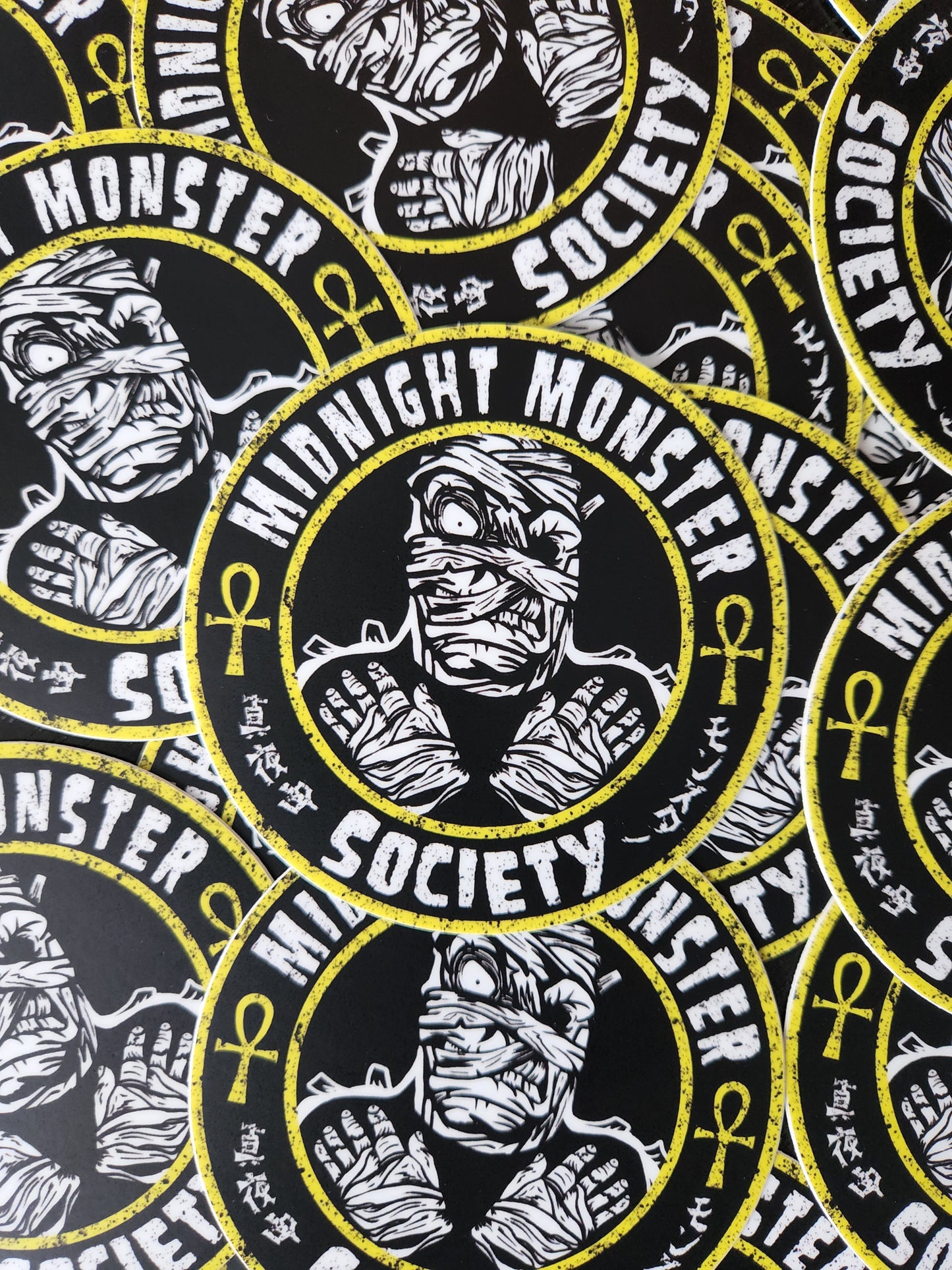 Midnight Monster Society Mummy Fiend Vinyl Sticker