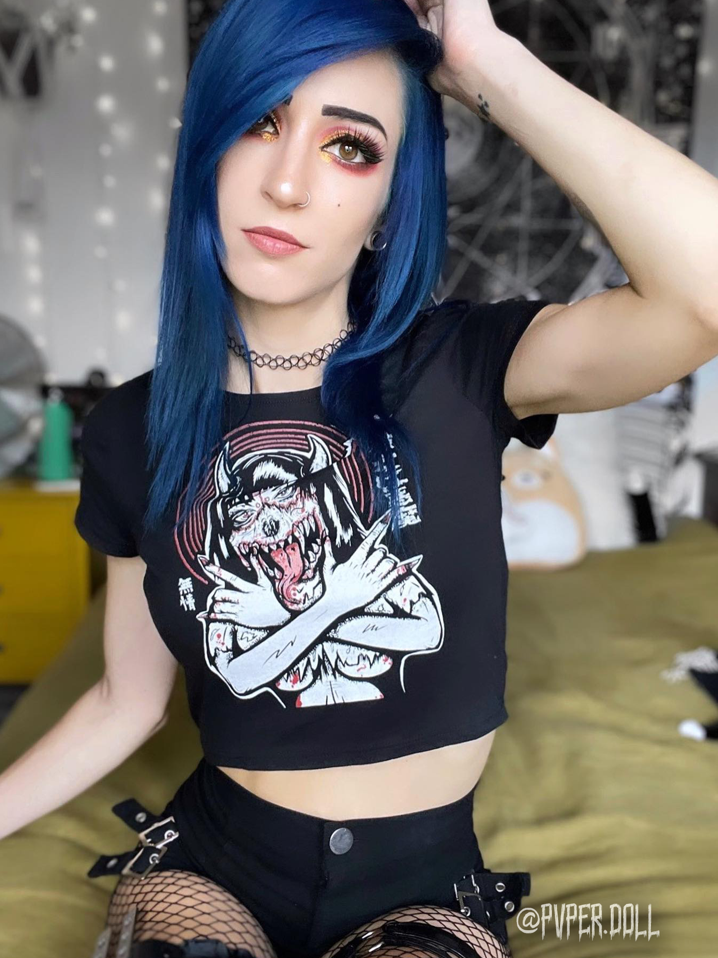Hot As The Devil Crop Top