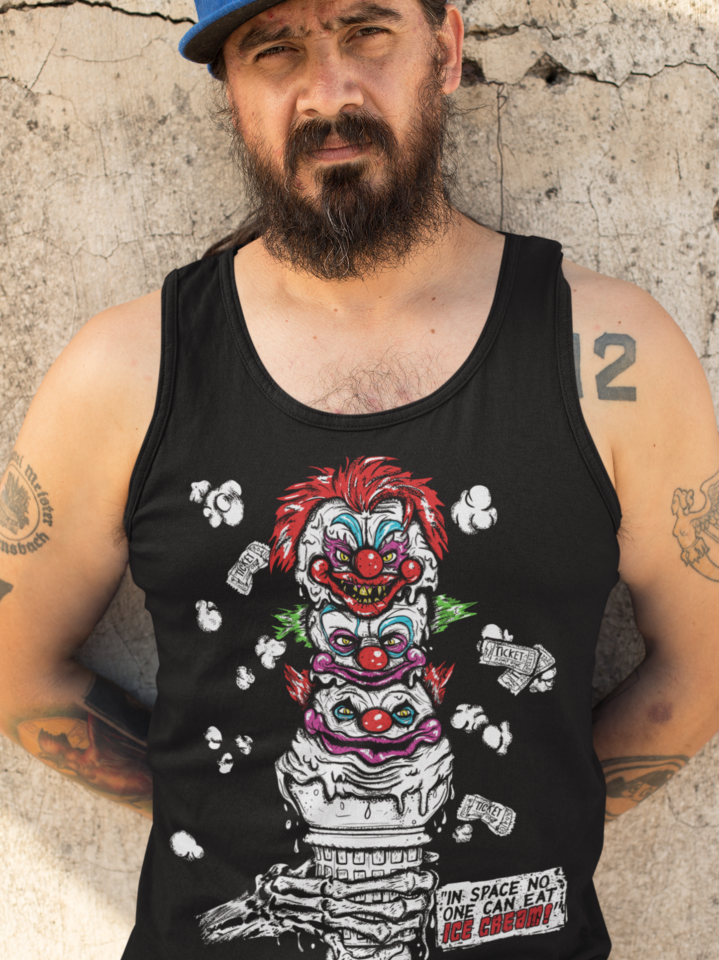Killer Klowns From Outer Space Ice Cream Unisex Tank Top