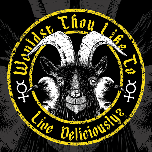 Wouldst Thou Like To Live Deliciously? The Witch Black Phillip Vinyl Sticker