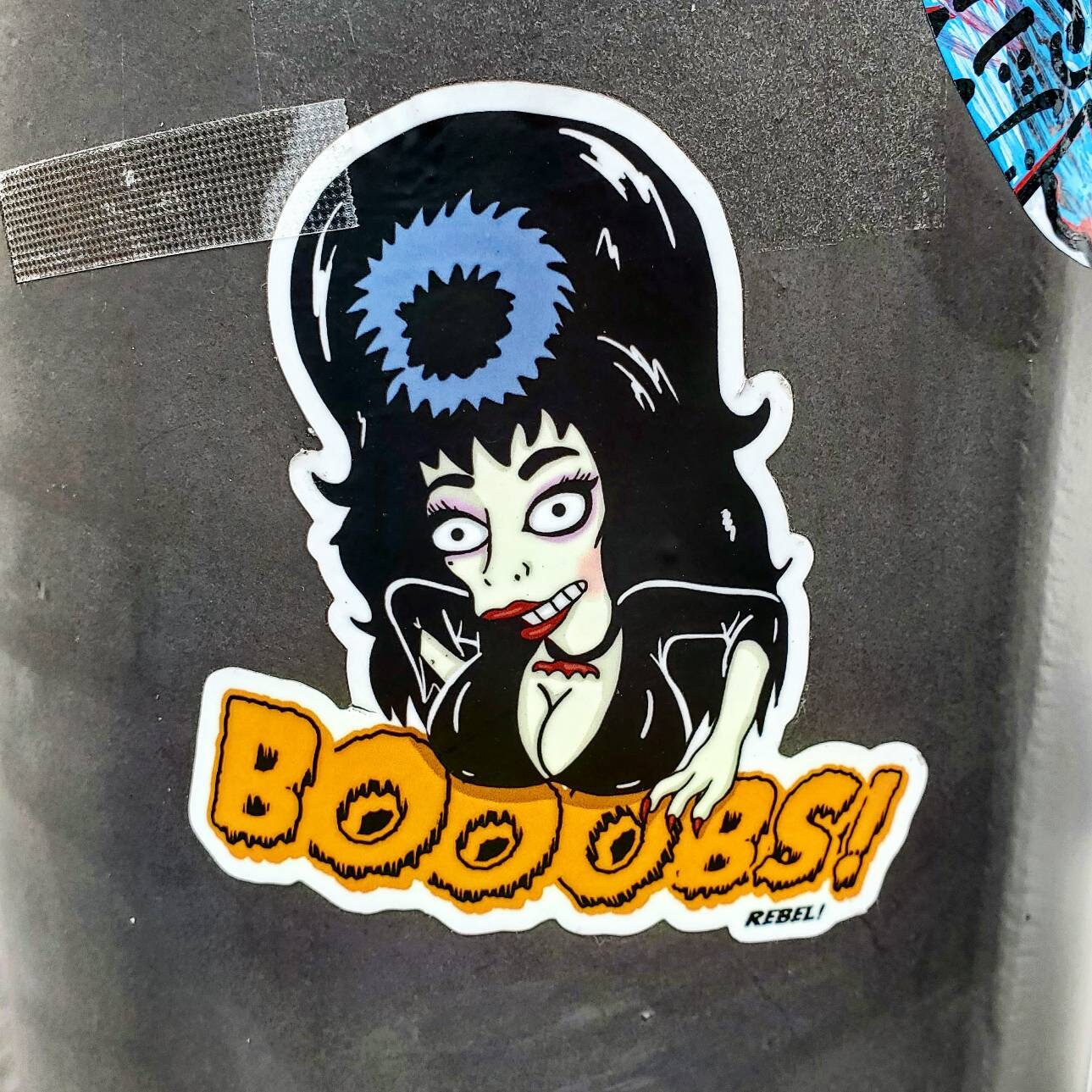 Elvira Boobs! Die Cut Vinyl Sticker