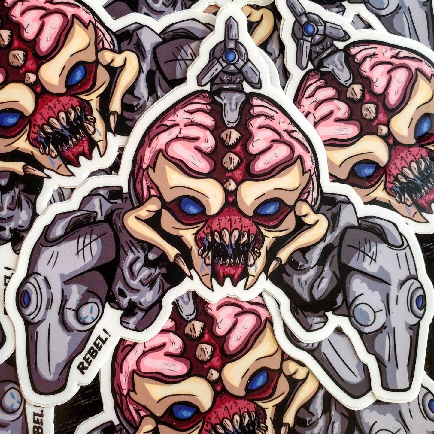 Arachnotron Demon Die Cut Vinyl Sticker