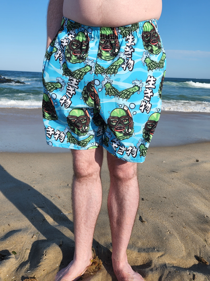 The Creature From The Black Lagoon Swim Trunks