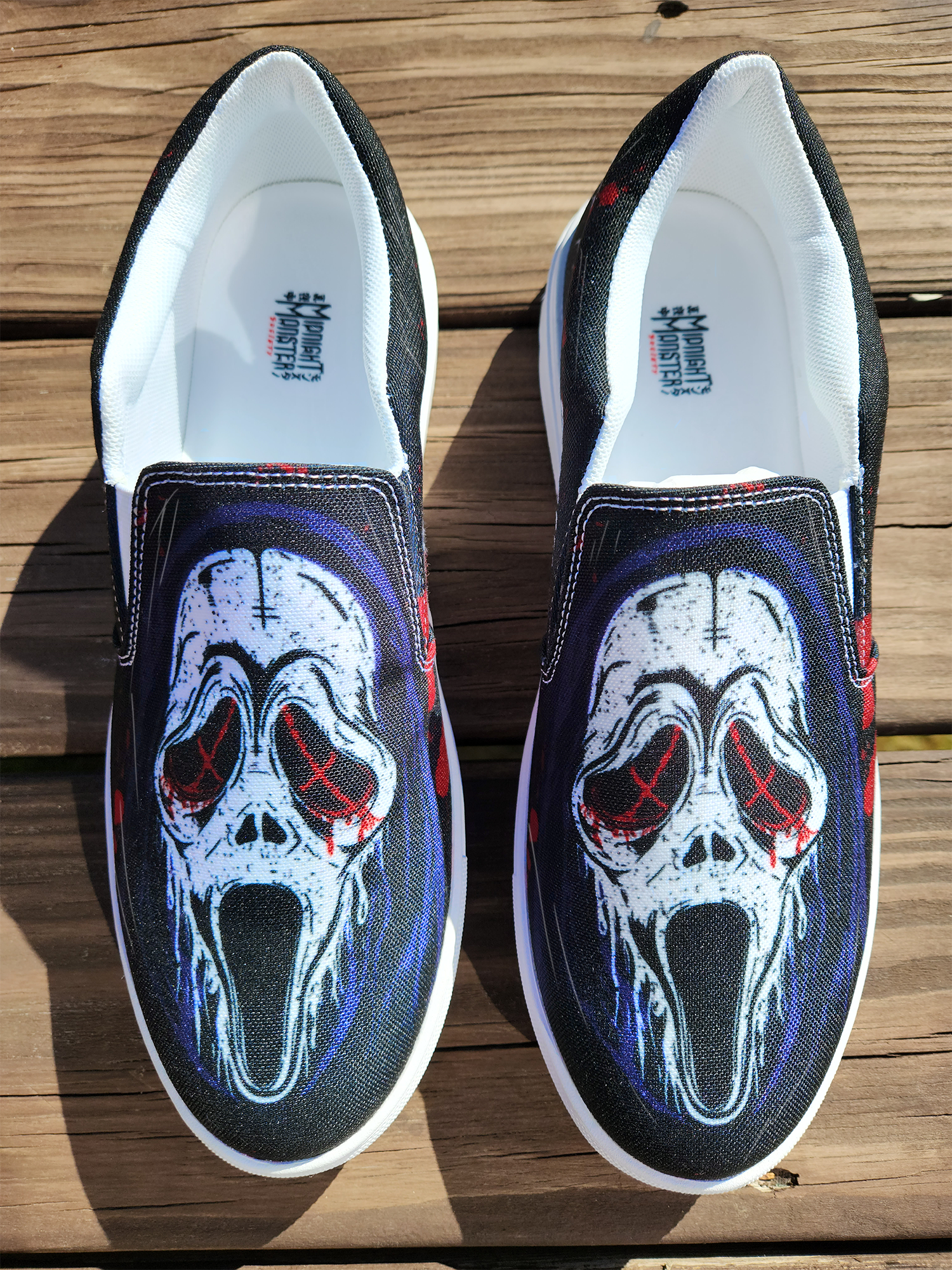 Nike Air Force 1 Ghostface Custom Sneakers Hand Painted -  Norway